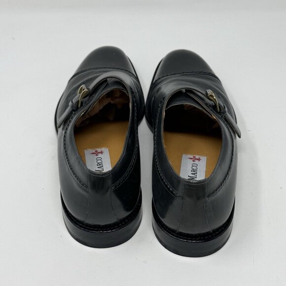 Paolo De Marco Monk Strap Dress Shoes Mens 8.5 Gray Leather Cap Toe Wedding main image 9